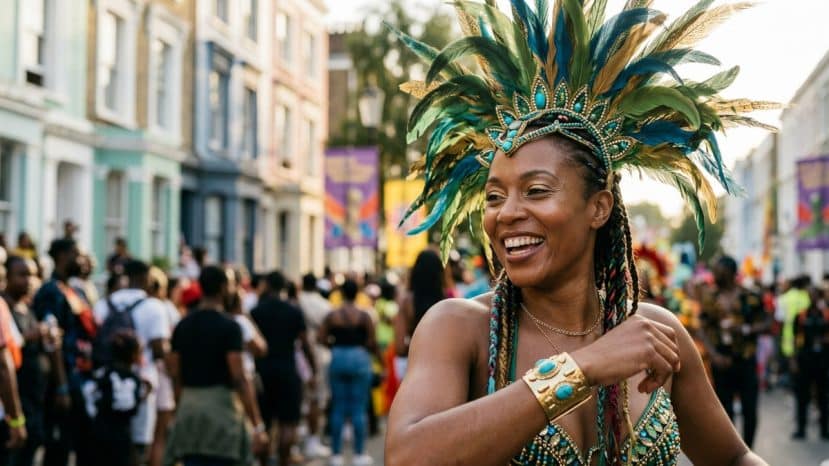 Just 2 hours from Paris, this London neighbourhood hosts Europe's biggest carnival