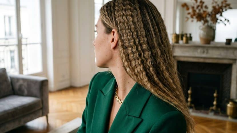 Les cheveux gaufrés, tendance phare des années 2000, reviennent cet automne
