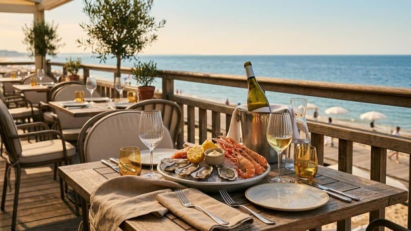 ParisSelectBook - 5 restaurants en bord de mer à Deauville et sur la Côte Fleurie
