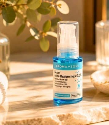 Ce sérum Aroma-Zone à moins de 6€ repulpe la peau grâce à 3,5% d'acide hyaluronique
