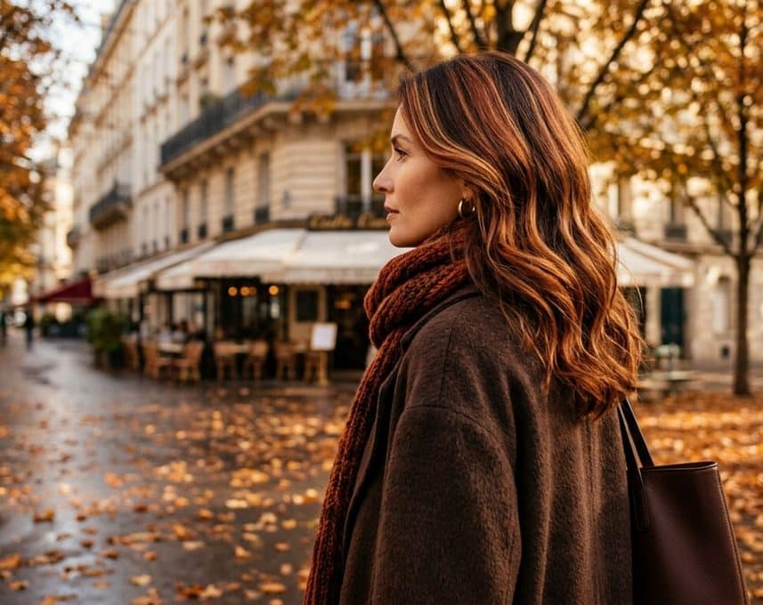 Cuivré rouille, brun espresso, blond miel : la coloration cheveux star de l'automne 2026