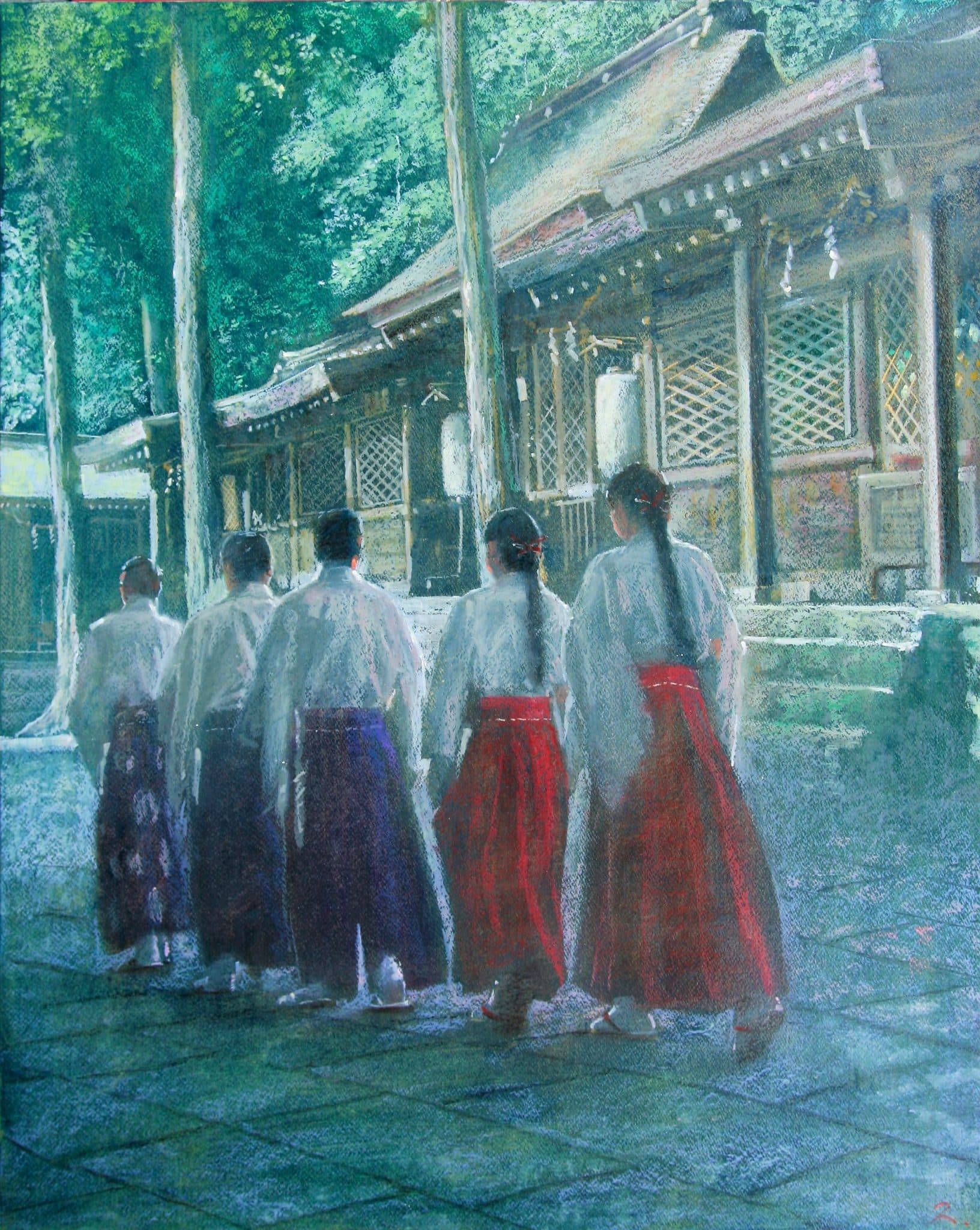Cet artiste japonais transforme HIS Paris en sanctuaire shinto cet automne