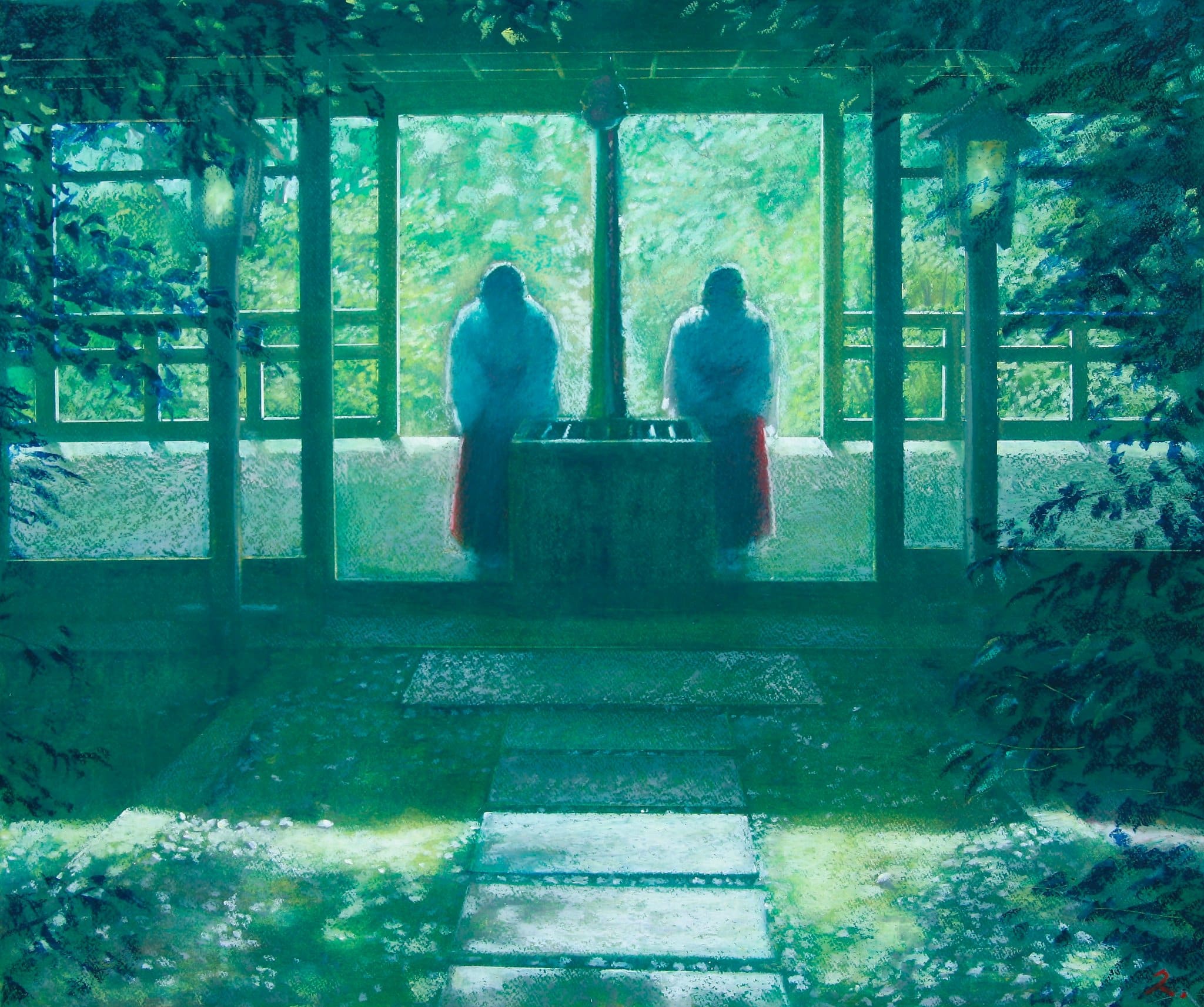 Cet artiste japonais transforme HIS Paris en sanctuaire shinto cet automne