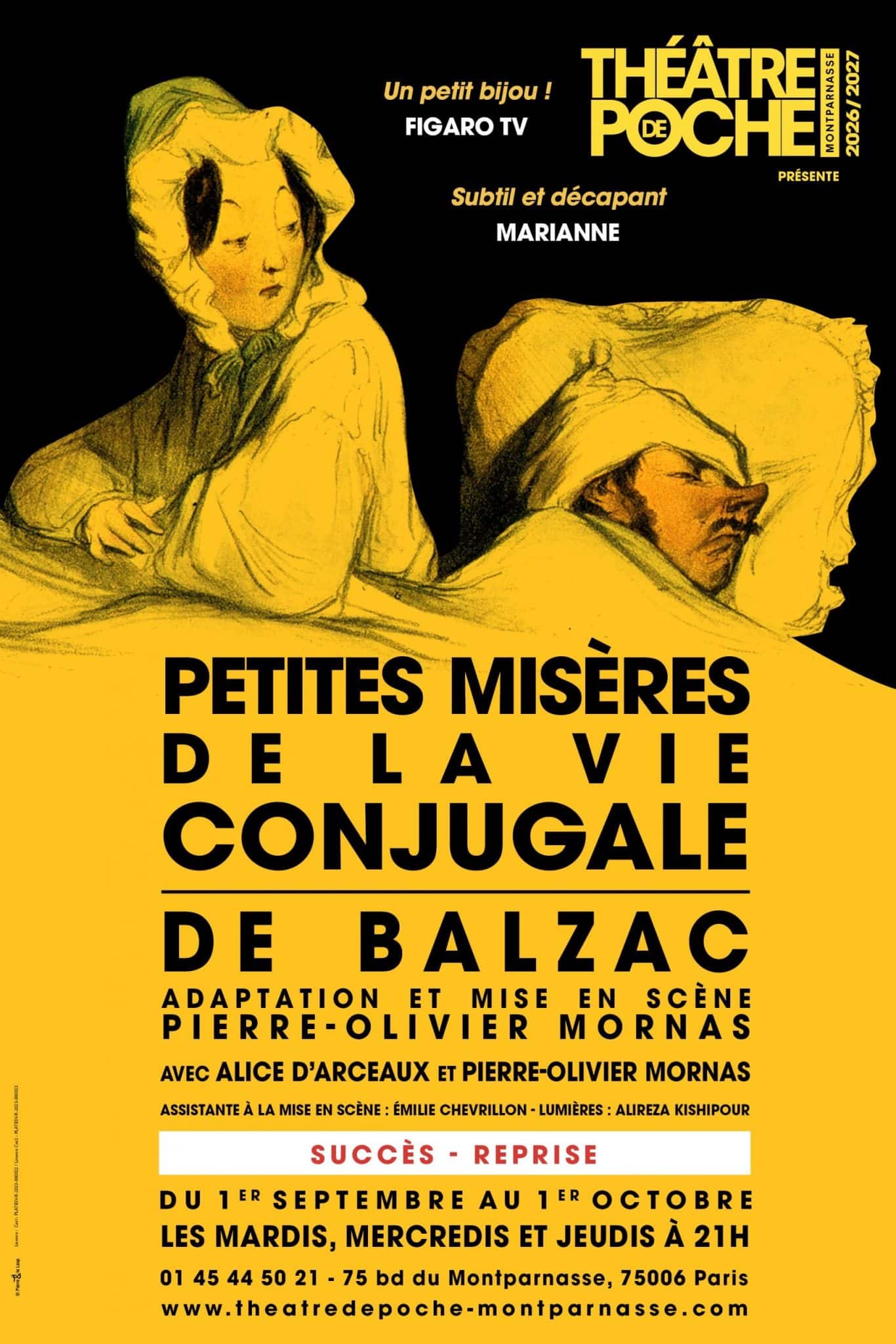 Napoléon ressuscité par Maxime d'Aboville : votre lundi soir au Poche-Montparnasse