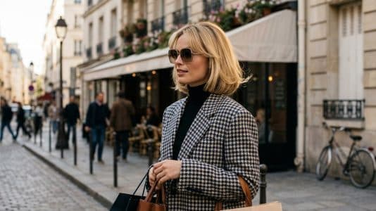 Spotted in Paris, Margot Robbie debuts this retro sixties bob on set