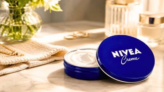 Dermatologists approve the Nivea blue cream at its budget price, with one condition