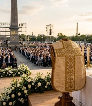 Le pape Léon XIV célèbre une messe place de la Concorde, Paris se prépare