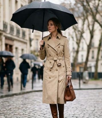 Le trench Burberry de Kate Middleton reste la meilleure inspiration pluie de l'automne