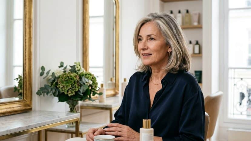 Après 50 ans, l'astuce des coiffeurs pour espacer les mèches sans cheveux blancs visibles