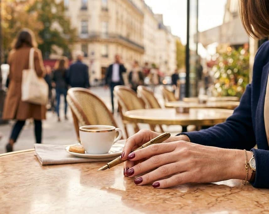 J'ai testé cette manucure élégante bordeaux Essie pour une rentrée pleine de style