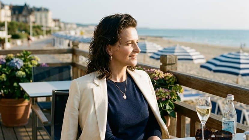 Juliette Binoche rocks Wet Wavy Hair at Deauville, and it's incredibly flattering after 60