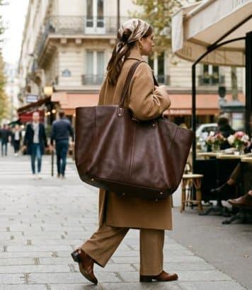 Fini les mini-sacs : les big bags XXL s'imposent dans la rue en 2026