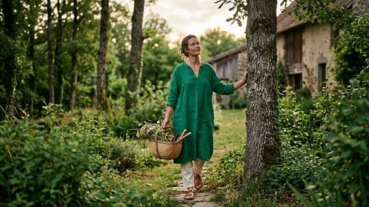 Cécile de France left Paris for this secluded house 'surrounded by trees