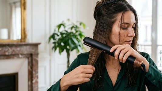 These wet-to-dry straighteners transform damp hair into a blowout in one step