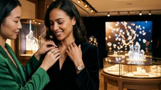 ParisSelectBook - Bella Hadid et Liu Wen fêtent 50 ans de Happy Diamonds chez Chopard