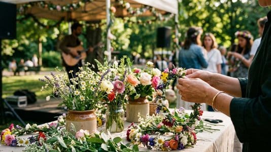 Square des Épinettes: flower crowns, concerts and free workshops for the Fête des Jardins 2026