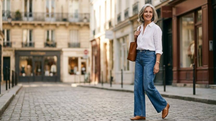 This €39.99 wide-leg Mango jean flatters every figure over 50
