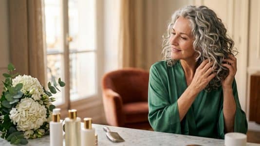 Start with conditioner first": dirty conditioning is a game-changer for grey hair