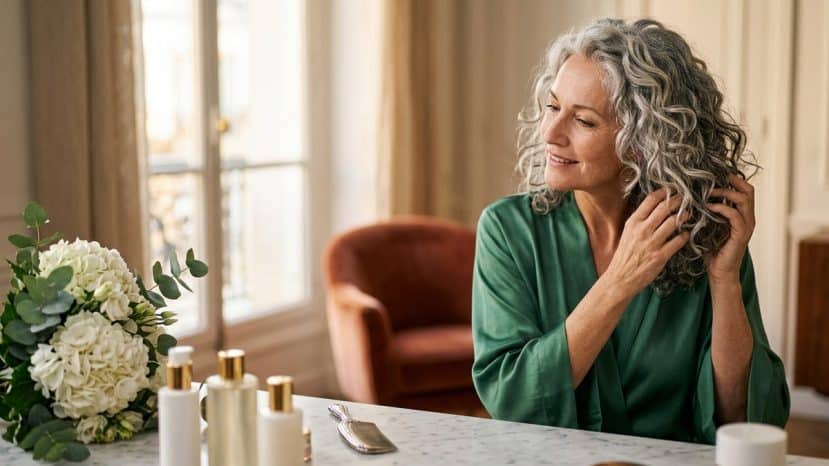Start with conditioner first": dirty conditioning is a game-changer for grey hair