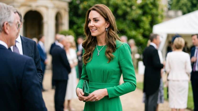 Kate Middleton ressort cette robe verte à 3 675 euros qu'elle adore depuis 2019