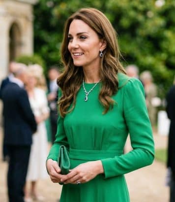 Kate Middleton rewears her beloved €3,675 green dress she has loved since 2019