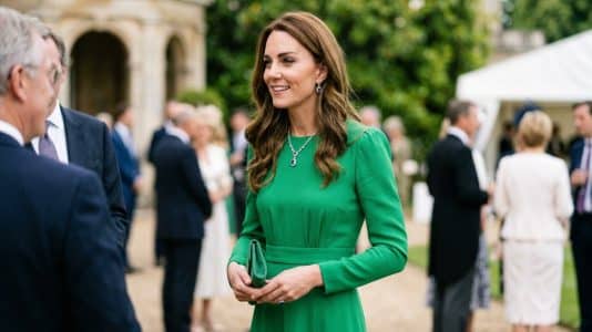 Kate Middleton rewears her beloved €3,675 green dress she has loved since 2019