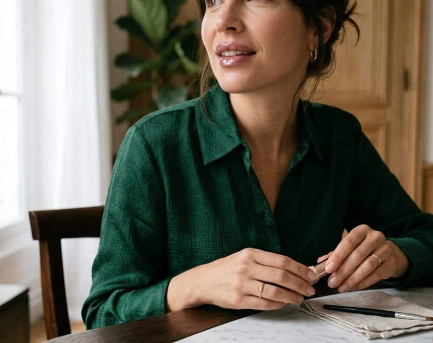 Le combo crayon et gloss détrône le rouge à lèvres classique pour une bouche pulpeuse