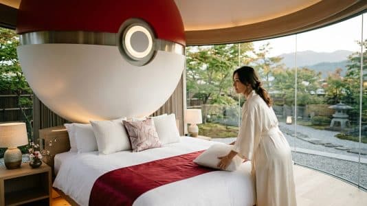 You can now spend a night inside a giant Poké Ball in Japan