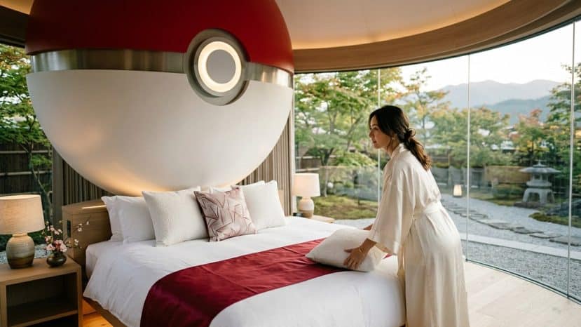 You can now spend a night inside a giant Poké Ball in Japan