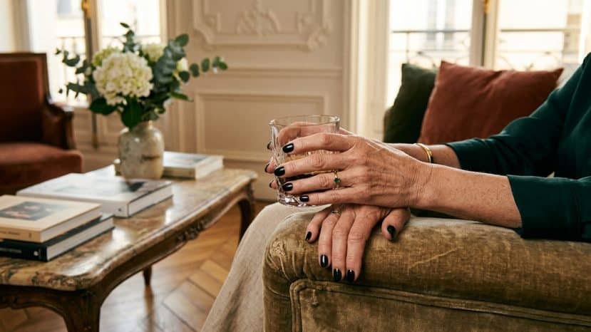 Monica Bellucci's black nail polish proves the shade actually rejuvenates hands after 50