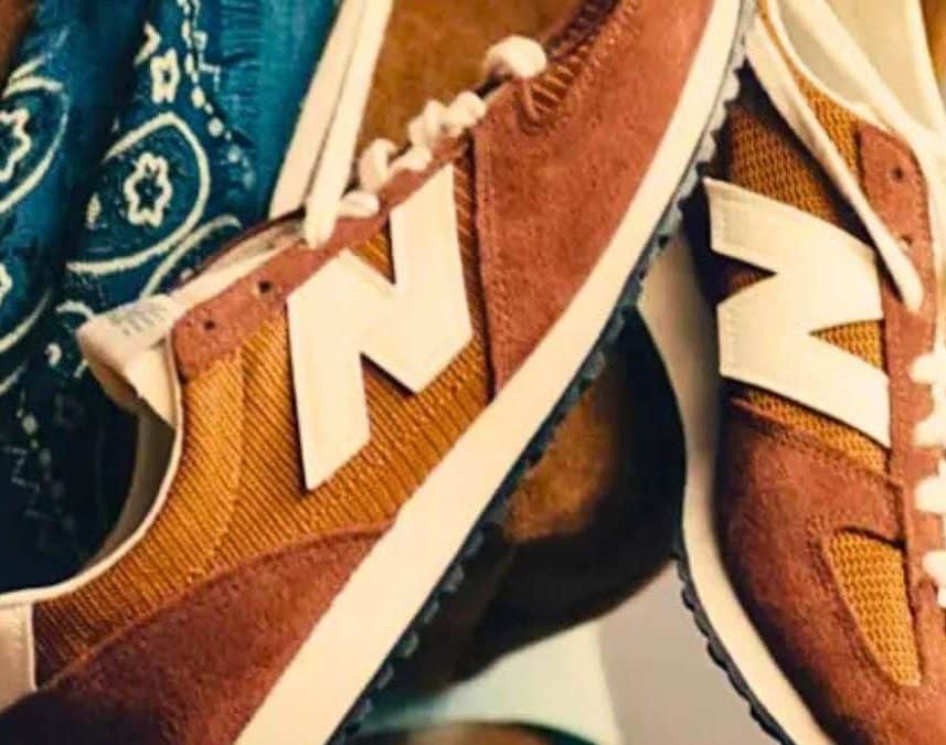 La sneaker Sézane x New Balance 471 revient en version automnale cet octobre