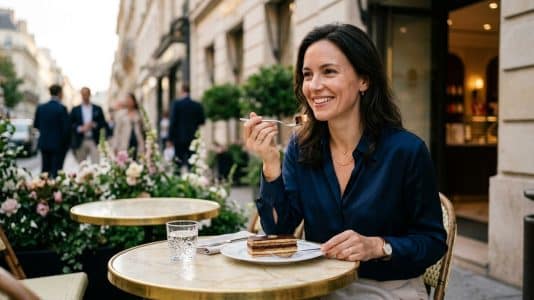 I tried the €14 Opéra cake at Dalloyau Faubourg Saint-Honoré, finally back after years away