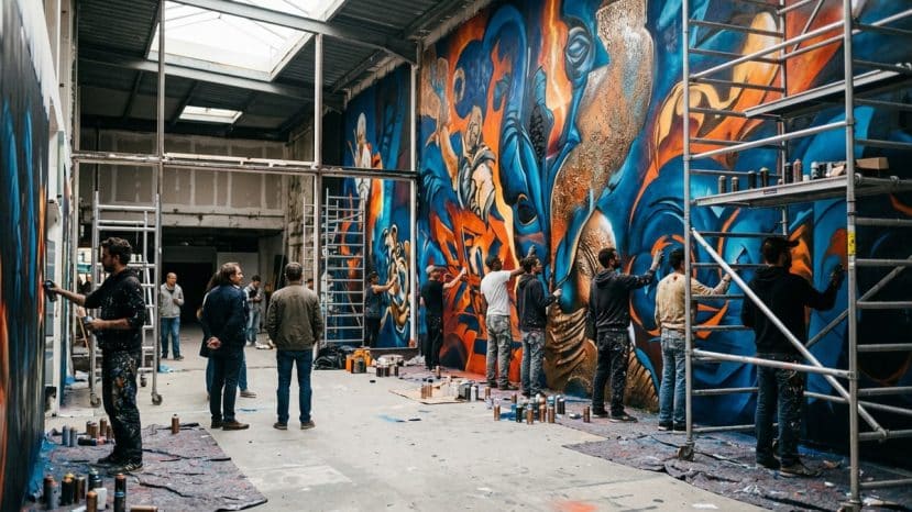 100 street artistes envahissent un ex-Zara du 14e pour Street Art Denfert, gratuit