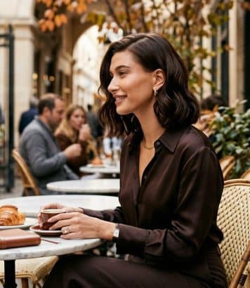Hailey Bieber lance le brun espresso, la couleur qui affole l'automne 2026