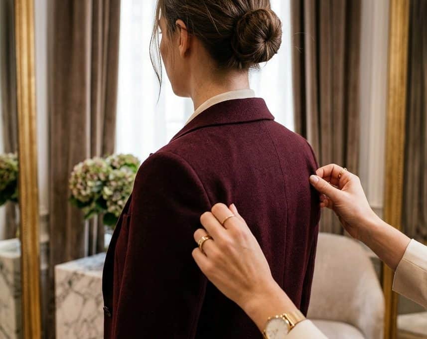 The fabric should feel a little tight": the fitting room mistake stylists see every autumn