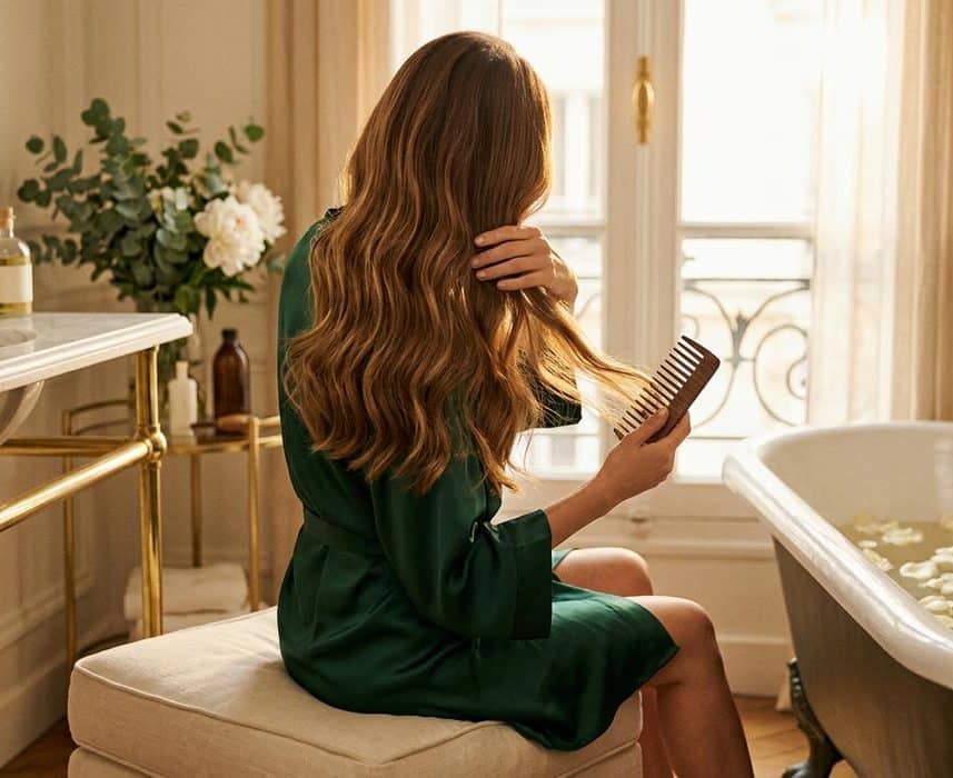 ParisSelectBook - Cet après-shampoing démêlant certifié bio à 19,90€ démêle sans alourdir ni rendre les cheveux poisseux