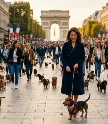 ParisSelectBook - Des centaines de teckels envahissent les Champs-Élysées ce dimanche pour la Paris Sausage Walk 2026
