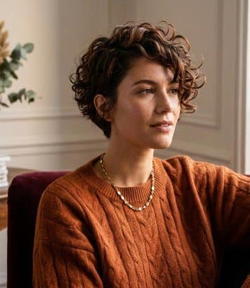 ParisSelectBook - Pixie, wolf cut, maxi volume : 8 coupes courtes qui donnent du ressort aux cheveux bouclés cet automne