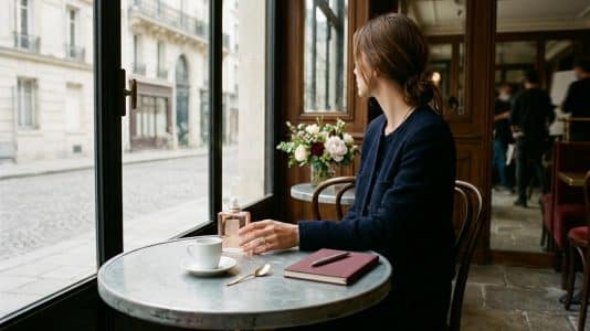 ParisSelectBook - Joe Wright a construit un café fictif pour Chanel et Gracie Abrams