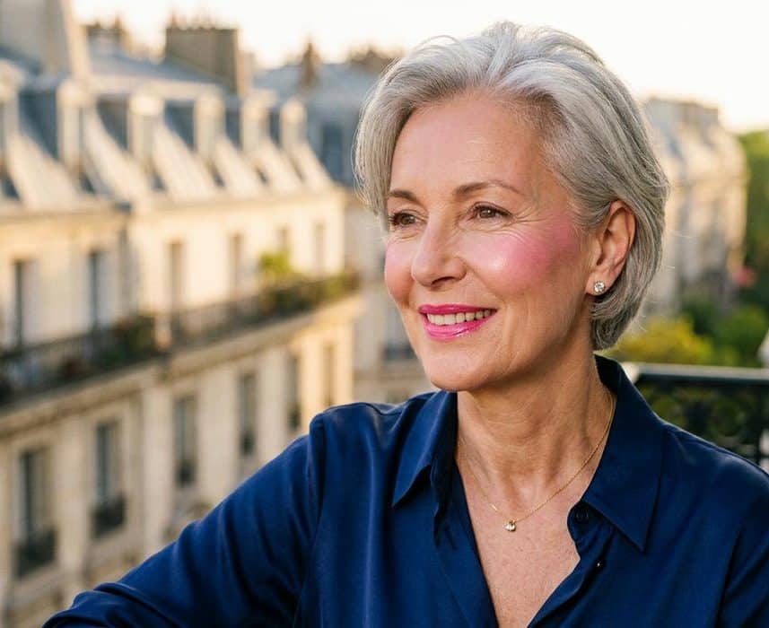 ParisSelectBook - Le rose Barbie sur les joues et les lèvres, l'allié bonne mine inattendu dans le maquillage après 50 ans