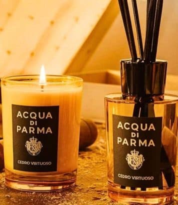 Acqua di Parma apporte son accord cèdre centenaire dans la maison