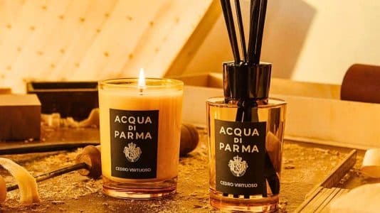 Acqua di Parma apporte son accord cèdre centenaire dans la maison