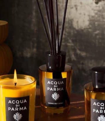 ParisSelectBook - Acqua di Parma fête 110 ans avec une bougie au cédrat