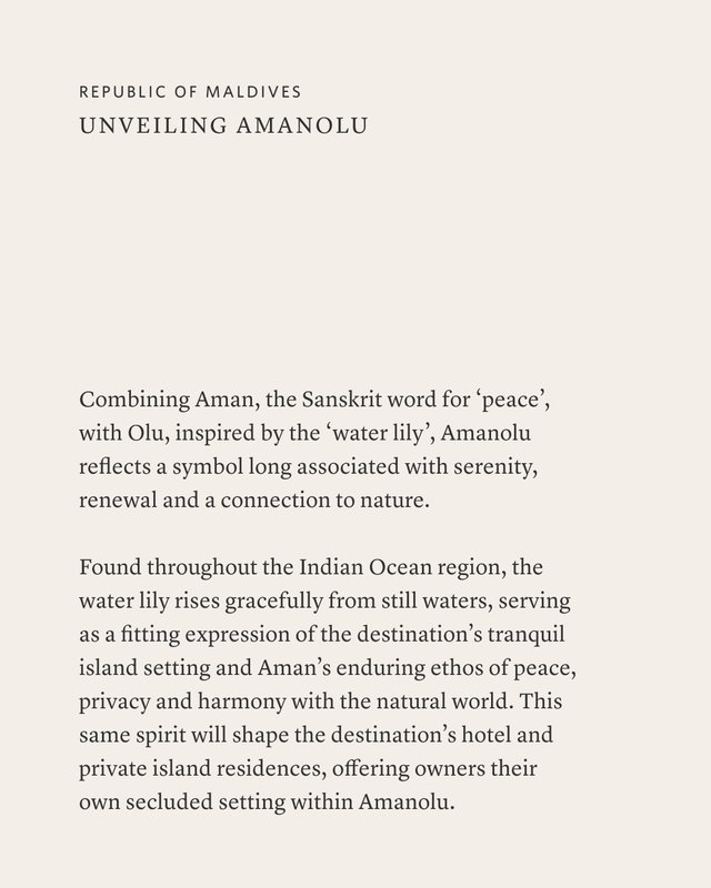 Amanolu ouvre aux Maldives sur 52 îles privées