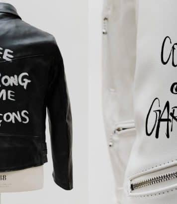 Comme des Garçons s'associe à Lewis Leathers pour une collection en cuir