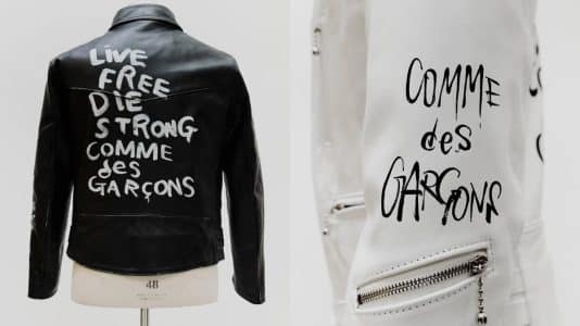 Comme des Garçons s'associe à Lewis Leathers pour une collection en cuir