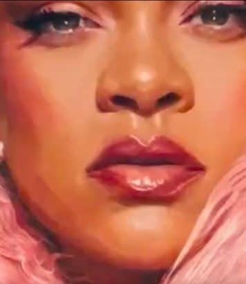 Fenty Beauty transforme la broderie Shu en portrait de Rihanna