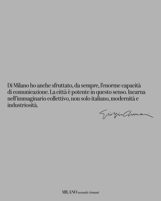 Giorgio Armani convoque Scorsese et Milan pour raconter ses origines