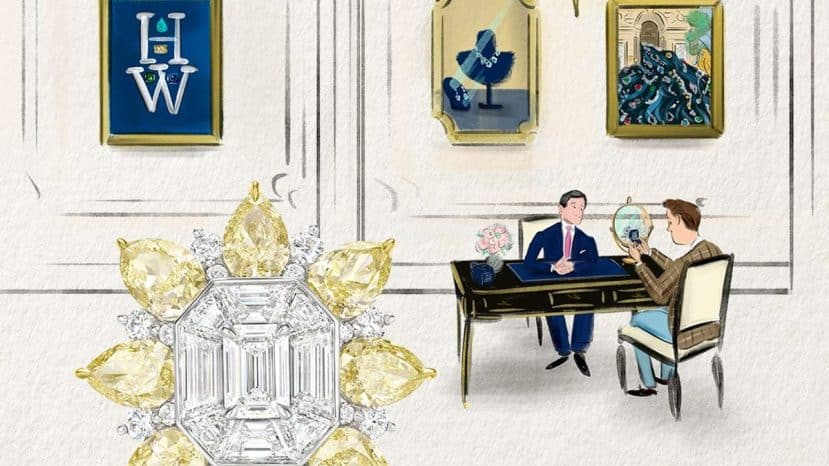 ParisSelectBook - Harry Winston transforme le marbre de la Cinquième Avenue en bijou