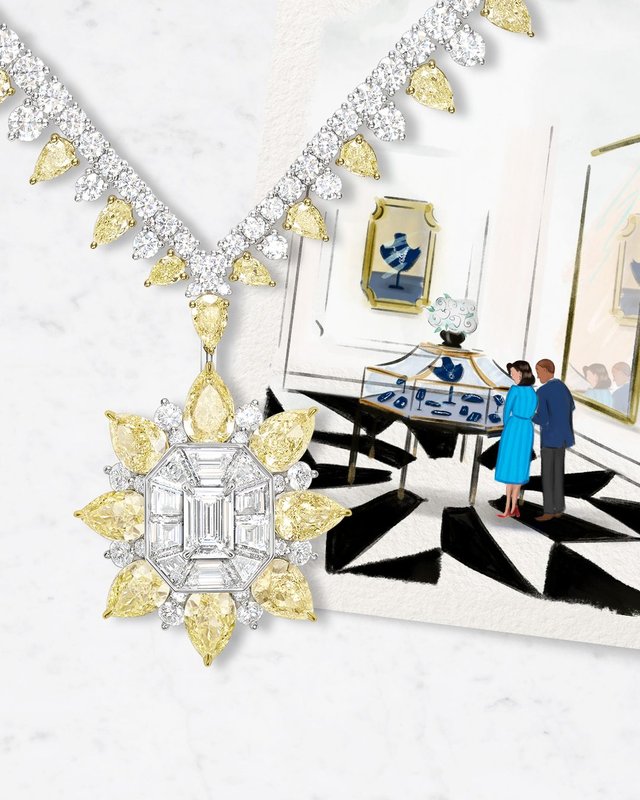 Harry Winston transforme le marbre de la Cinquième Avenue en bijou